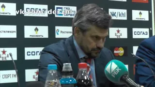 CSKA SKA 1 game. Post game. Zubov Kvartalnov