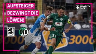 TSV 1860 München - VfB Lübeck, Highlights mit Live-Kommentar | 3. Liga | MAGENTA SPORT