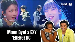 Classical Vocalists React: MAMAMOO Moon Byul x WJSN EXY -  Energetic (Wanna One Cover)