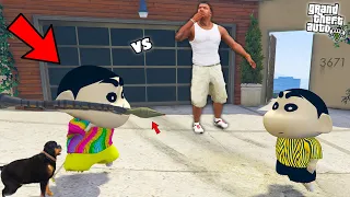 SHINCHAN Fights PINCHAN with FRANKLIN and CHOP in GTA 5 Hindi | SHINCHAN vs PINCHAN | AMAAN-T