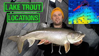 Ice Fishing Lake Trout Locations & Structure Breakdown