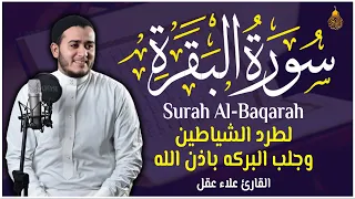 سورة البقرة كاملة رقية للبيت, علاج للسحر تلاوة هادئة تريح القلب القارئ علاء عقل Sourate Al-Baqara,