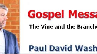 ＜Gospel Message＞ Paul Washer：The Vine and the Branches