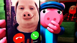 Roblox Piggy   John Pork Calls Georgie!! Animating Your Comments