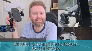 EASY TO USE PHONE CAR MOUNT - Vicseed Universal Phone Mount for Car Review