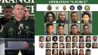 OCSO Sheriff John Mina, MBI Announce Gang, Drug Arrests (Full Press Conference)