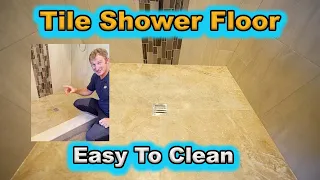 Shower Floor Tile | Easiest to Clean | PLAN LEARN BUILD