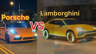 Porsche VS Lamborghini Urus.Porsche  boxster ужасная машина.