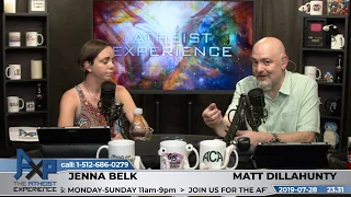 Atheist Experience 23.31 with Matt Dillahunty & Jenna Belk