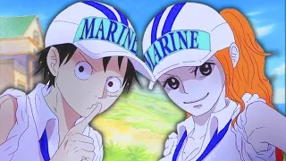 🔥 WAS WÄRE WENN Ruffy der Marine beigetreten wäre? - One Piece