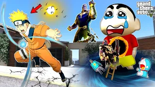 GTA 5 | NARUTO SAVED SHINCHAN & FRANKLIN & DORAEMON | PART-7 |BIGGEST ZOMBIE APOCALYPSE IN GTA 5