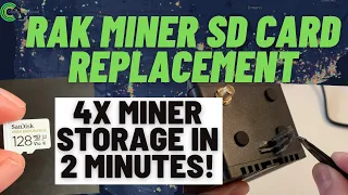 Helium RAK Miner SD Card Replacement! Step By Step With No Flashing Software! Helium Hotspot Mining