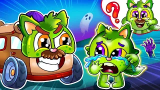 Where Is My Zombie Daddy?😭When Zombie Dad's Gone🚑🚌🚓🚗+More Nursery Rhymes by BabyCars Indonesia