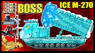 ❓ WHAT IF the Boss was Monster Ice M270 / WOT | Мультики про танки | Arena Tank Cartoon