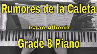 Rumores de la Caleta - Grade 8 ABRSM Piano 2023-2024 C1