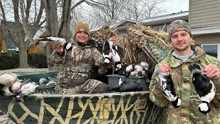 Big Water DIVER Duck Hunting (Epic Cold Front Migration)