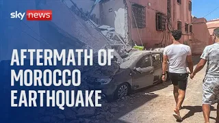 Aftermath of Morocco earthquake as number of confirmed deaths nears 2,900