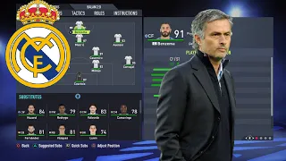 FIFA22 HOW TO PLAY LIKE JOSE MOURINHO 2010-2013 REAL MADRID FORMATION TACTICS AND INSTRUCTIONS