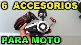 6 ACCESORIOS BÁSICOS PARA MOTO - BLITZ RIDER