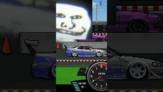 Nissan Skyline GTR R34 in pixel car racer..😎😎
