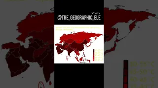 Highest temperature in Asian countries #asia #country #temperature #the_geographic_ele