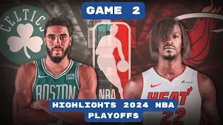 Game 2: Boston Celtics vs Miami Heat (April 24, 2024) Full Game Highlight 2024 NBA Playoffs