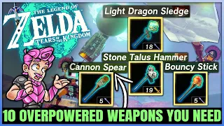 10 OP Weapon Fusions You NEED to Use - Become IMMORTAL & One Shot Everything - Tears of the Kingdom!