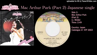 Donna Summer - MacArthur Park (Part 2 - Japan Single)