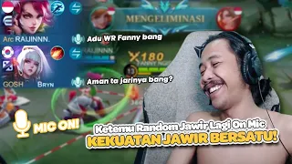 Tak Disangka-Sangka Ketemu Random Jawir Lagi On Mic, TRIO JAWIR Menyatukan Kekuatan - Mobile Legends