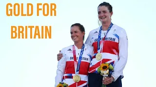 Hannah Mills and Eilidh McIntyre win Britain's Third Olympic Sailing Gold.