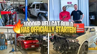 1000HP HELLCAT CHALLENGER BUILD HAS OFFICIALLY STARTED **MUST WATCH**