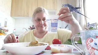 МУКБАНГ MUKBANG 1 МАЙСКИЙ КРЕВЕТКИ С ПЮРЕШКОЙ