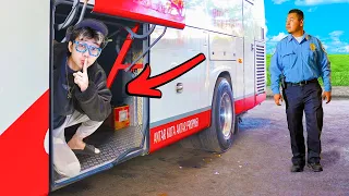 AKU PERGI KE SELURUH PULAU JAWA GRATIS PAKAI BUS!!! MALAMNYA HAMPIR TERKUNCI!!!