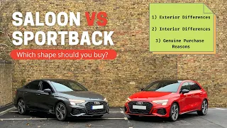 AUDI A3 SEDAN SPORTBACK | COMPARISON | SALOON | SPORTBACK | EDITION 1 | AUDI A3 2020 COMPARE