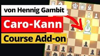 Caro-Kann Players MUST KNOW this | von Hennig Gambit Refutation