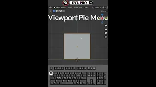 Blender Keyboard Shortcut ➦ Viewport Pie Menu .