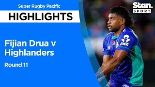 Fijian Drua v Highlanders Highlights | Round 11 | Super Rugby Pacific | 2022