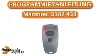 Wie programmiert man eine Fernbedienung Marantec D302 433