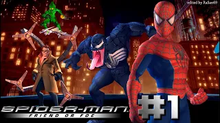 Spider-Man: Friend or Foe (PS2) co-op 100% walkthrough part 1