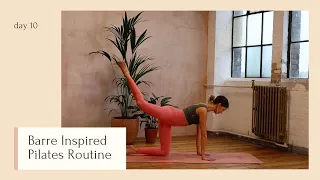 Barre Inspired Pilates | DAY 10 | 24 Days of Pilates With Lottie Murphy