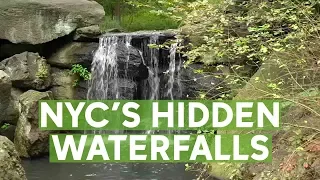 Central Park has hidden waterfalls to escape from city bustle