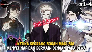 RECAP❗PEMBALASAN DENDAM MANUSIA LEMAH PADA DEWW  | alur cerita manhwa manhua ~ Part 1-4