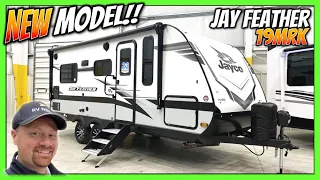 New ½ Ton RV • Only 24ft!! 2023 Jay Feather 19MRK Travel Trailer by Jayco