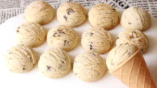 Ice cream COOKIES | ICE CREAM in the Oven 🍦 So easy to cook! Perfect for tea! Without eggs.