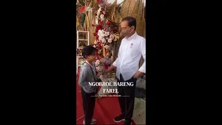 FAREL PRAYOGA NGOBROL SAMA PAK JOKOWI #viral