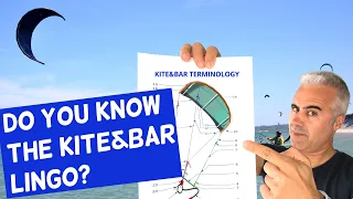 Kite terminology - Do you know all the names of Kite and bar?