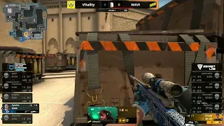 s1mple disgusting 1v3 vs Vitality