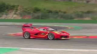 Ferrari FXX K | INSANE V12 EXHAUST SOUNDS! | Corse Clienti 2017 - Spa Francorchamps