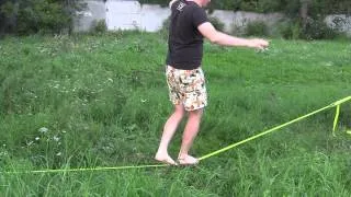 slackline - хождение по канату