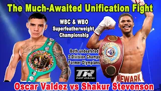 Oscar Valdez vs Shakur Stevenson April 30| Superfeatherweight Kings| Valdez napabagsak pala ng Pinoy